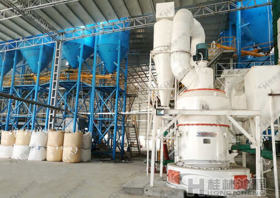 4R3216雷蒙機(jī)80-100目重晶石磨粉設(shè)備，重晶石雷蒙磨粉機(jī)